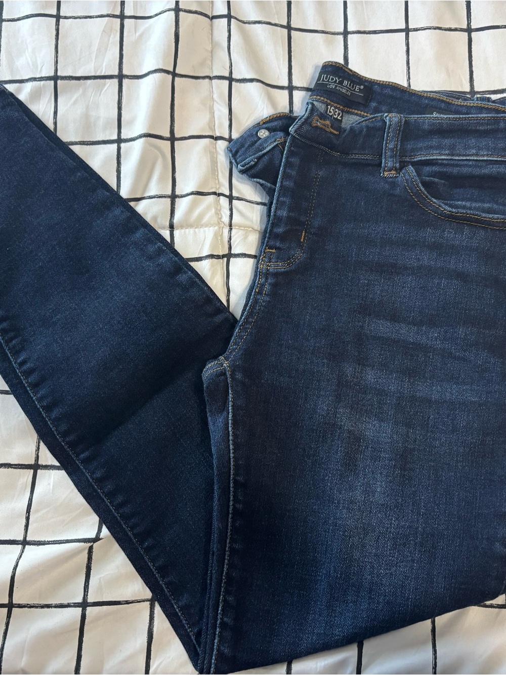 Judy Blue Indigo Skinny High-Rise Stretch Jeans